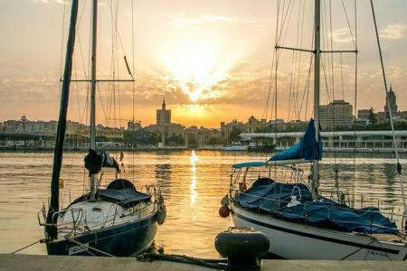 Apartamento Lujo Frente Al Mar Centro De מאלגה מראה חיצוני תמונה
